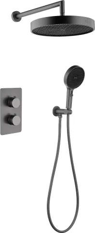 Комплект для душа Boheme Cell, графит