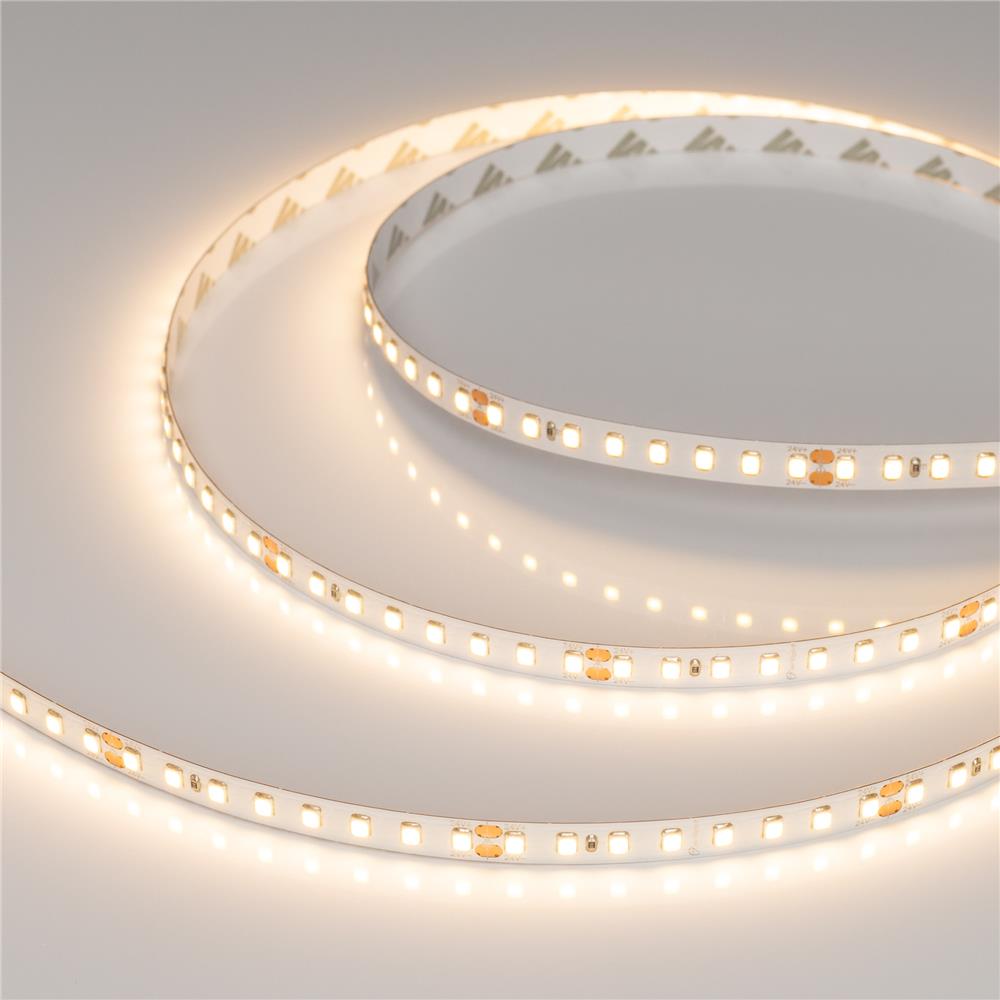 Светодиодная лента Arlight RT-A128-8mm 24V Warm2700 (9.6 W/m, IP20, 2835, 5m)