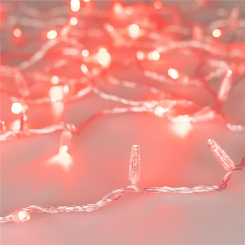 Светодиодная гирлянда Ardecoled ARD-STRING-CLASSIC-1000-CLEAR-100LED-PULSE Red (230V, 7W)