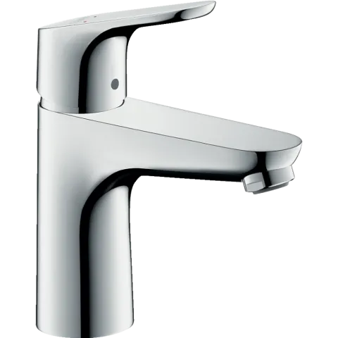 Смеситель для раковины Hansgrohe Focus 100 LowFlow, без сливного гарнитура, хром