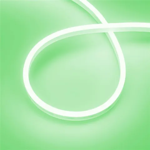 Светодиодная лента герметичная Arlight AURORA-PS-A120-12x6mm 24V Green (10 W/m, IP65, 2835, 5m)