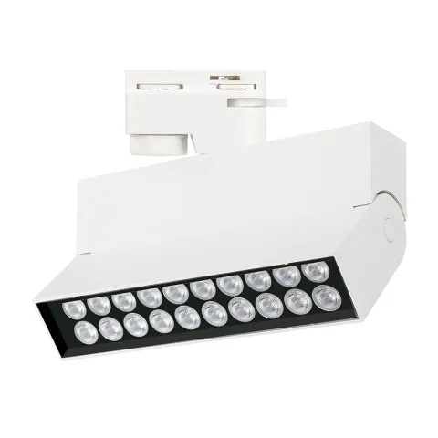 Светильник Arlight LGD-LOFT-TRACK-2TR-S170-10W Warm3000 (WH, 24 deg, 230V)
