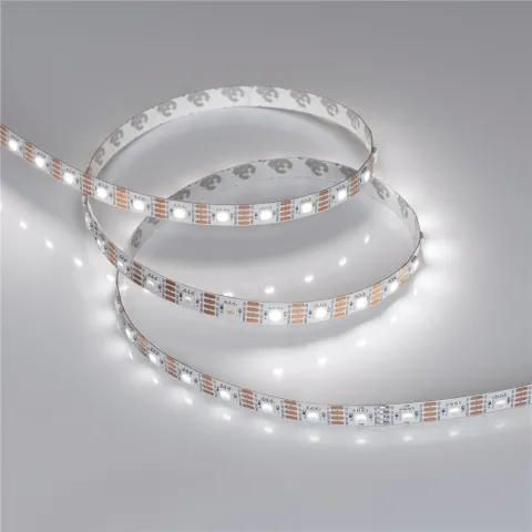 Светодиодная лента Arlight SPI-B60-10mm 12V White6000-PX1-RAM (9.3 W/m, IP20, 5060, 5m)