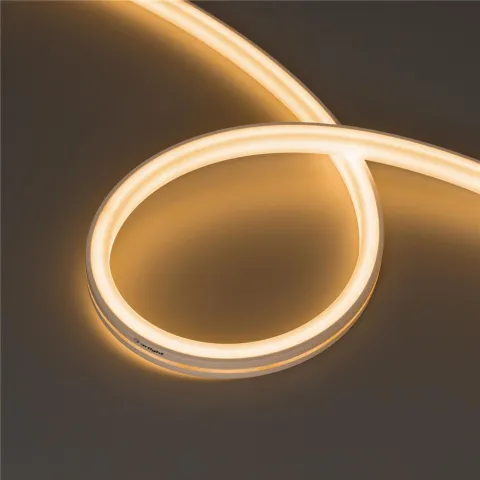 Светодиодная лента герметичная Arlight MOONLIGHT-TOP-U-A156-13x12mm 24V Warm2700 (11 W/m, IP67, 5m, wire x2)