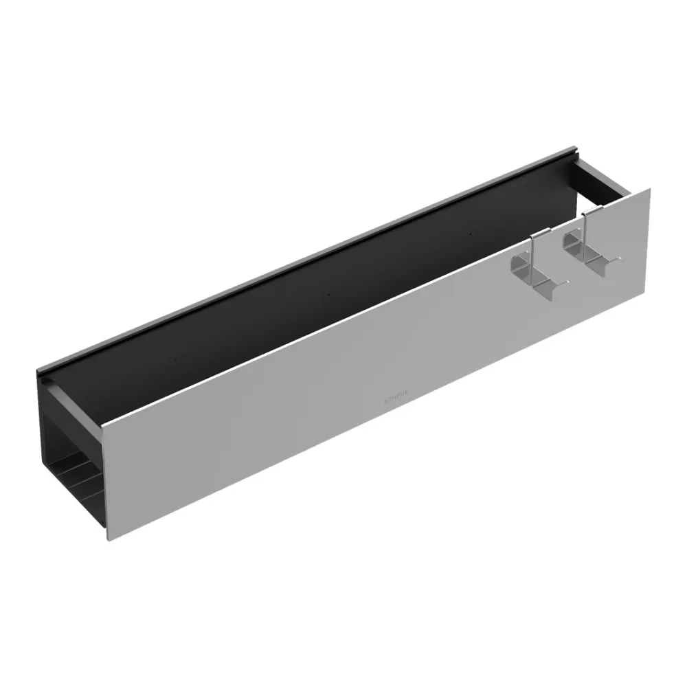 Полка с 2 крючками Boheme Space, хром