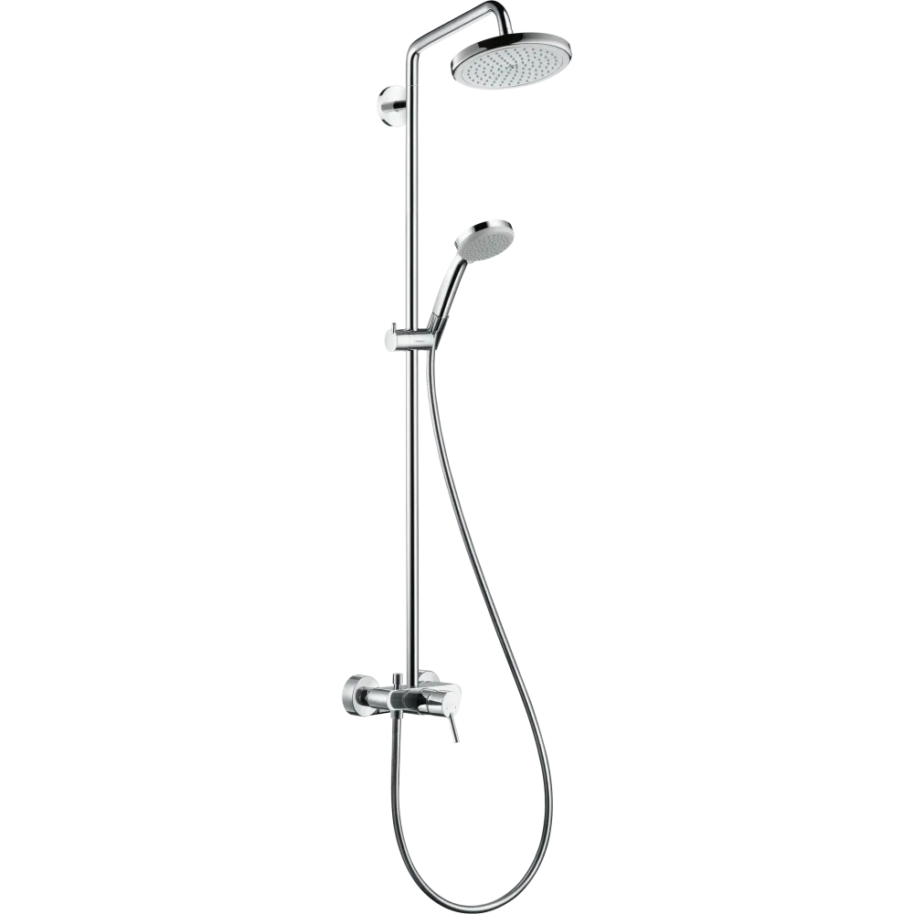 Душевая система Hansgrohe Croma 220 1jet со смесителем для душа, хром