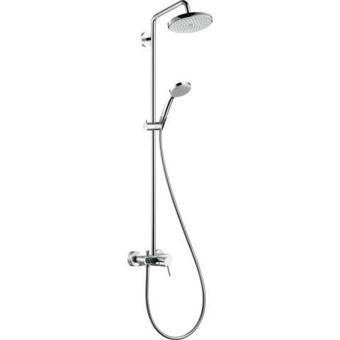 Душевая система Hansgrohe Croma 220 1jet со смесителем для душа, хром