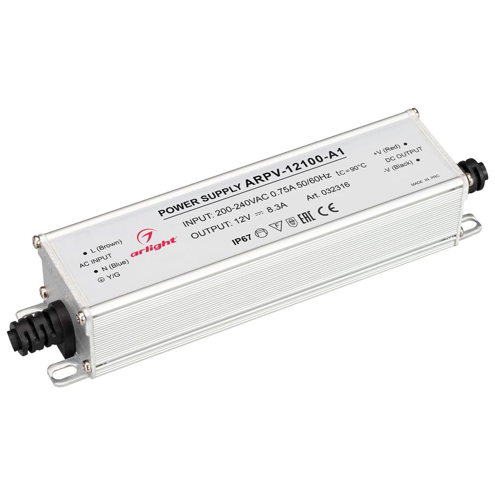Блок питания Arlight ARPV-12100-A1 (12V, 8.3A, 100W)