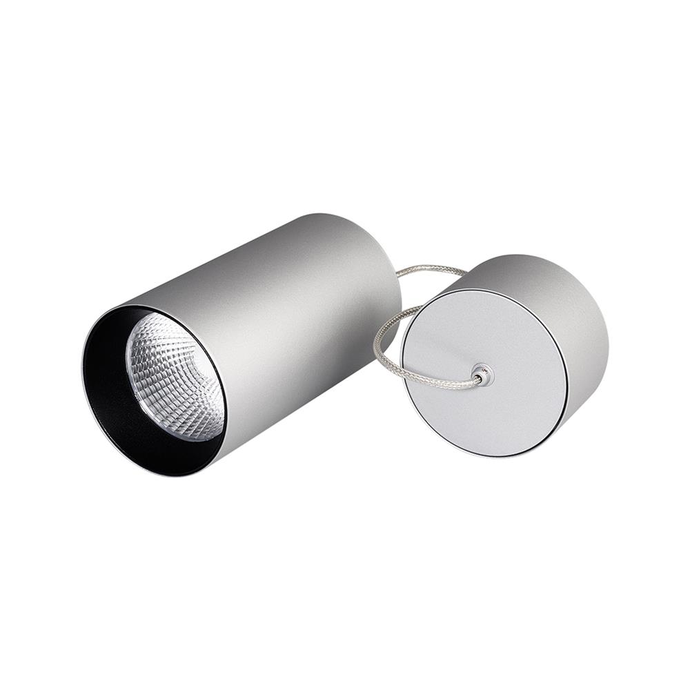 Светильник подвесной Arlight SP-POLO-R85-2-15W Day White 40deg (Silver, Black Ring)