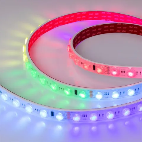 Светодиодная лента герметичная Arlight DMX-FLT-PS-S36-23mm 24V RGB-PX6 (20 W/m, IP67, 30deg, 5m)