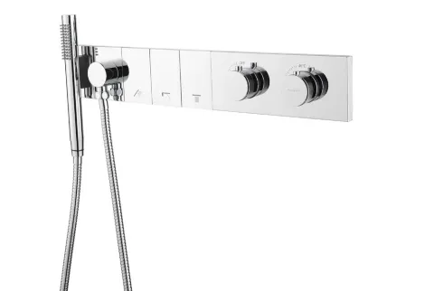 Встраиваемая душевая система Boheme Zodiac Thermo, хром