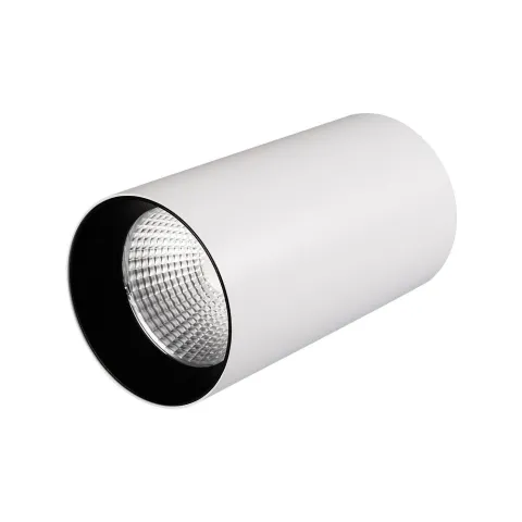 Светильник накладной Arlight SP-POLO-R85-1-15W Day White 40deg (White, Black Ring)