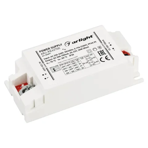 Блок питания Arlight ARJ-KE42700 (30W, 500-700mA, PFC)