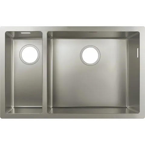 Мойка для монтажа под столешницу Hansgrohe S71 S719-U655, под сталь