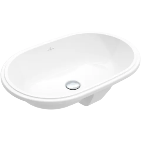 Раковина для установки под столешницу Villeroy & Boch Architectura, 430 x 630 x 175 мм, с переливом, нешлифованный, альпийский белый