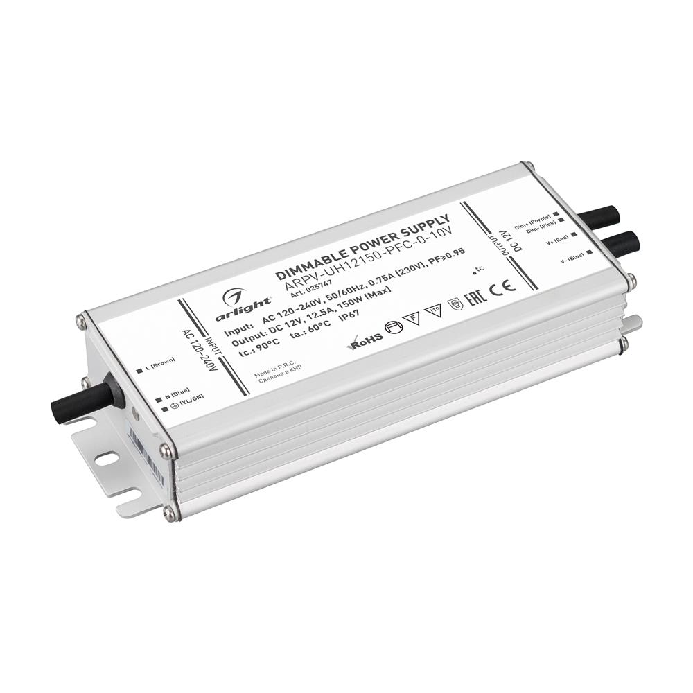 Блок питания Arlight ARPV-UH12150-PFC-0-10V (12V, 12.5A, 150W)