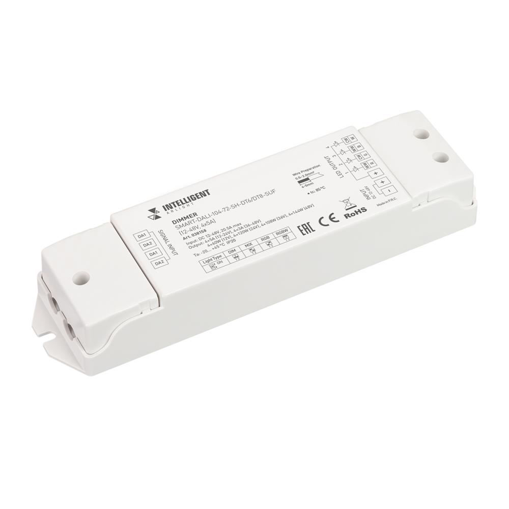 Диммер Arlight SMART-DALI-104-72-SH-DT6/DT8-SUF (12-48V, 4x5A)