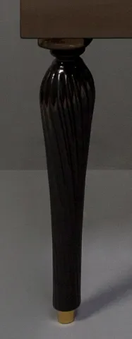 Ножки высокие ArmadiArt Vallessi Avantgarde Spirale, 1 пара, чёрный матовый