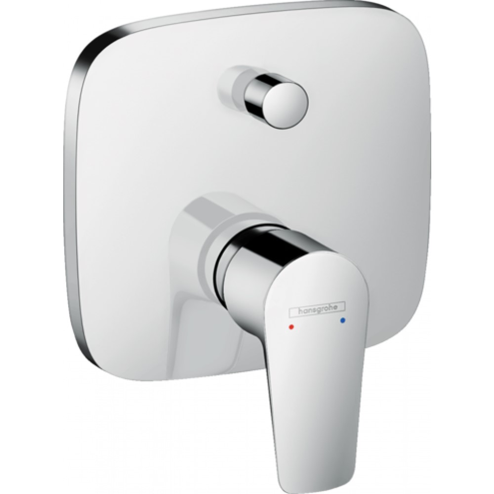 Смеситель Hansgrohe Talis E для ванны, однорычажный, СМ, со встроенной защитной комбинацией, хром
