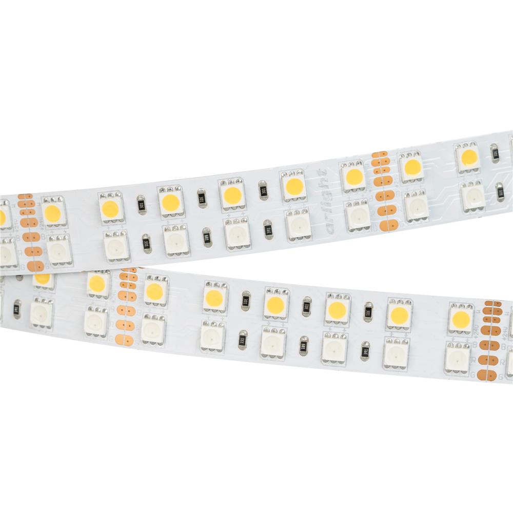 Светодиодная лента Arlight RT-B144-19mm 24V RGBW-Warm (32 W/m, IP20, 5060, 5m)