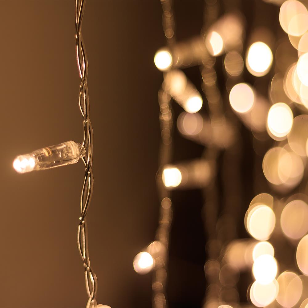 Светодиодная гирлянда Ardecoled ARD-CURTAIN-CLASSIC-2000x6000-CLEAR-1500LED Warm (230V, 60W)