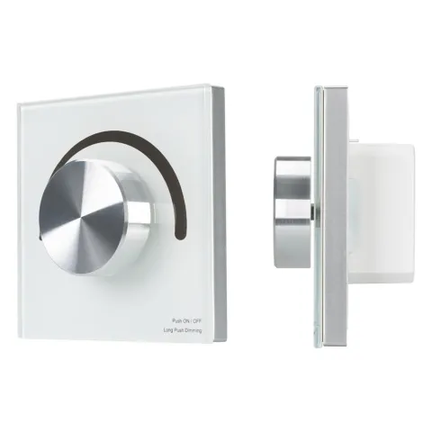 Панель Arlight SMART-P90-DIM-G-IN White (230V, Rotary, 2.4G)