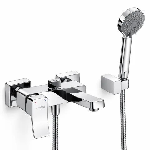 Смеситель для ванны с коротким изливом WasserKRAFT Aller 1061, хром