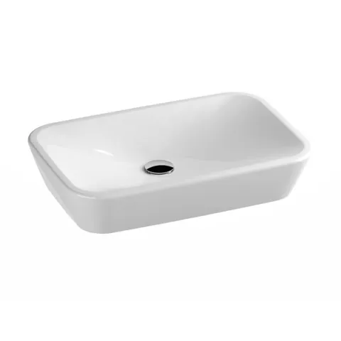 Умывальник накладной керамический RAVAK Ceramic 600 R прямоугольный