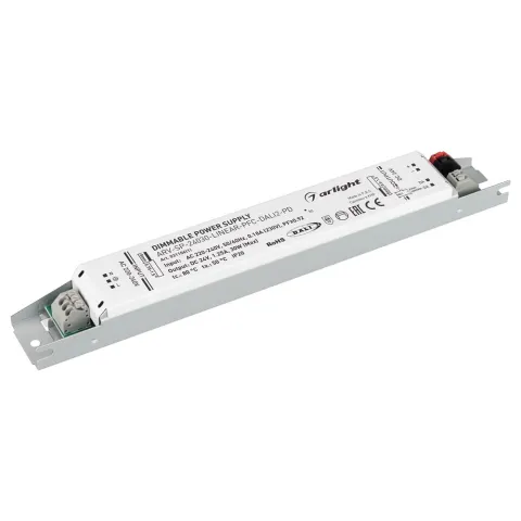 Блок питания Arlight ARV-SP-24030-LINEAR-PFC-DALI2-PD (24V, 1.25A, 30W)