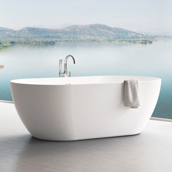 Ванна RAVAK Freedom O 169х80 белая отдельностоящая