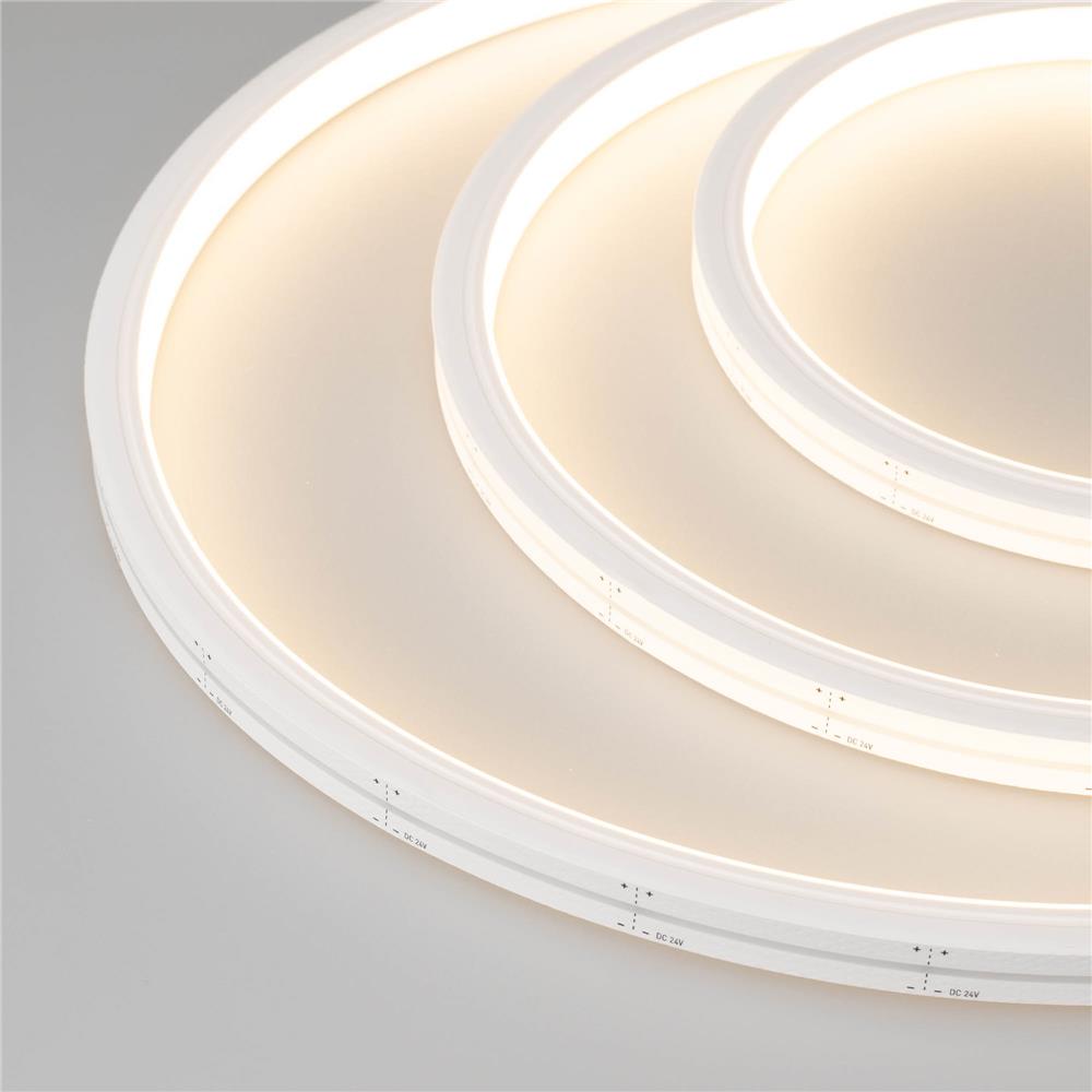 Светодиодная лента герметичная Arlight MOONLIGHT-SIDE-A140-12x17mm 24V Warm3500 (9.6 W/m, IP67, 5m, wire x2)
