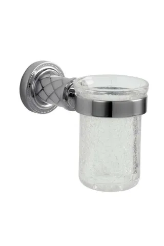 Стакан для зубных щеток Boheme Murano, хром
