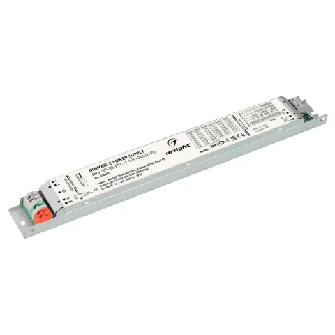 Блок питания Arlight ARJ-SP-50-PFC-1-10V-DALI2-PD (50W, 12-73V, 0.6-1.2A)