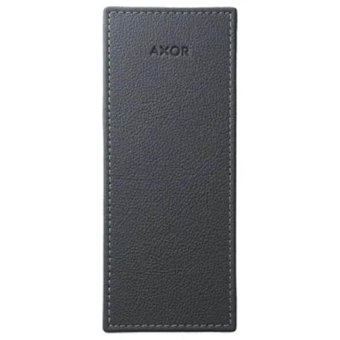 Панель для смесителя на излив AXOR MyEdition 200 мм (кожа, хром