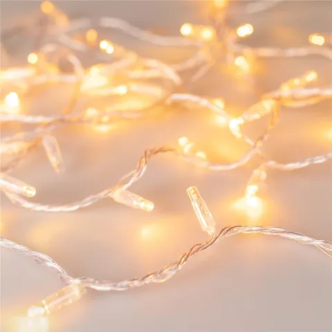 Светодиодная гирлянда Ardecoled ARD-STRING-CLASSIC-1000-CLEAR-100LED-PULSE Yellow (230V, 7W)