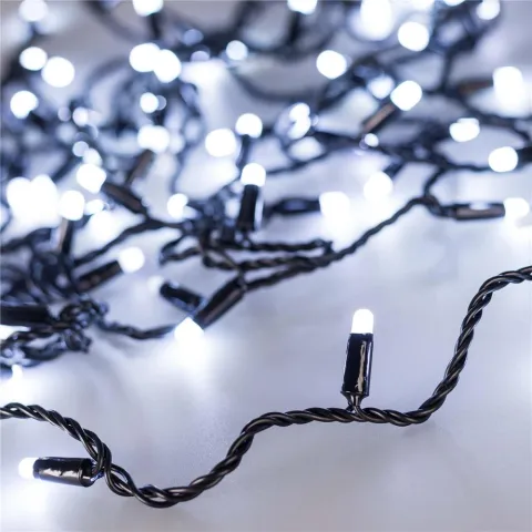 Светодиодная гирлянда Ardecoled ARD-STRING-CLASSIC-10000-BLACK-100LED-MILK-FLASH White (230V, 7W)