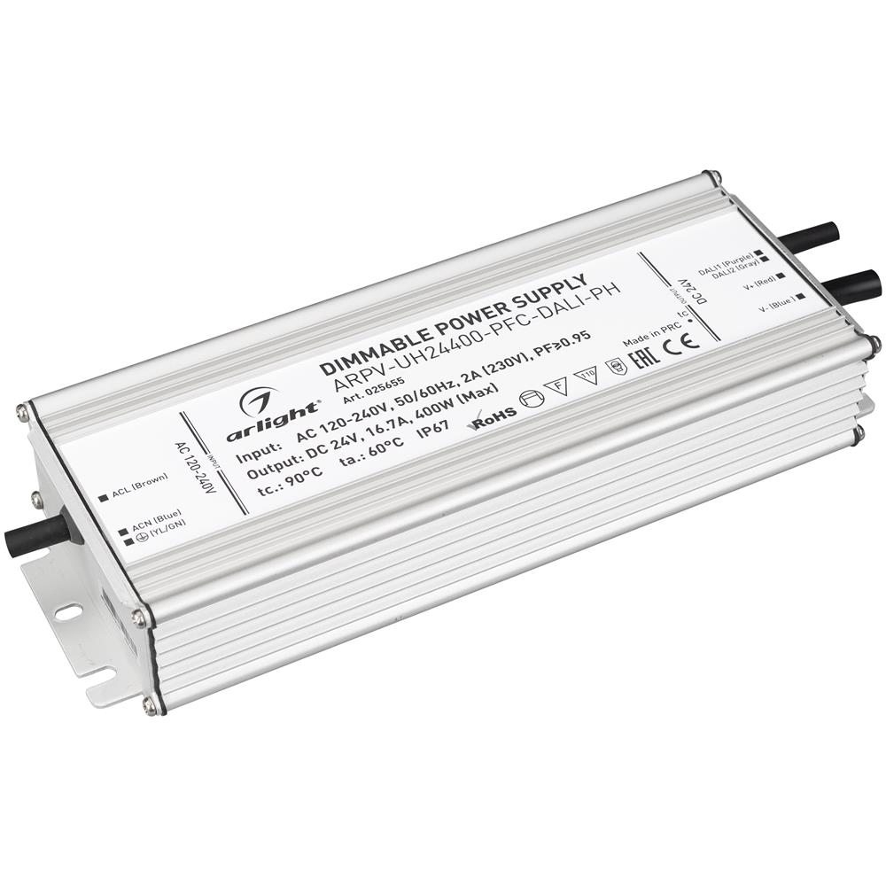 Блок питания Arlight ARPV-UH24400-PFC-DALI-PH (24V, 16.7A, 400W)