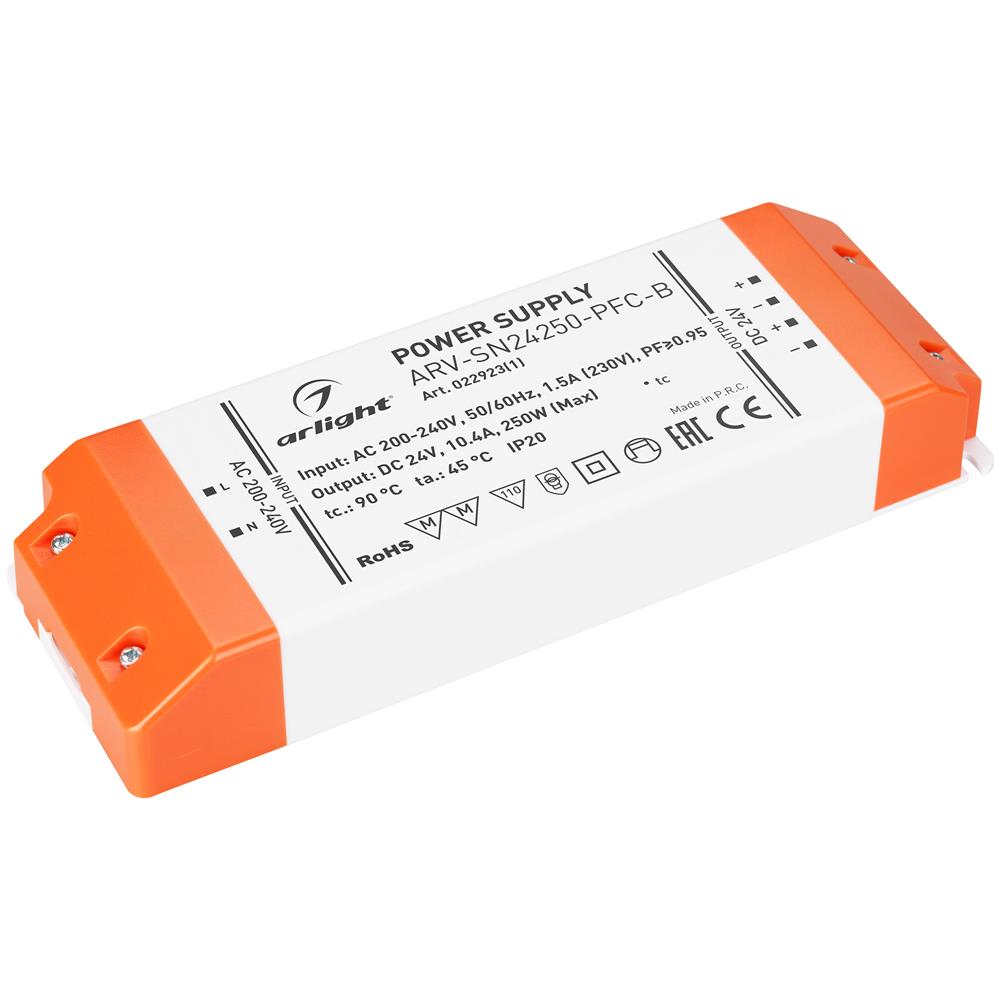 Блок питания Arlight ARV-SN24250-PFC-B (24V, 10.4A, 250W)
