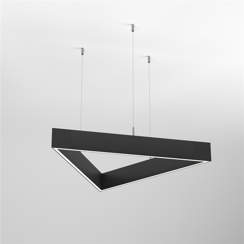 Светильник Arlight ALT-LINEAIR-TRIANGLE-FLAT-UPDOWN-DIM-1375-130W Warm3000 (BK, 100 deg, 230V)