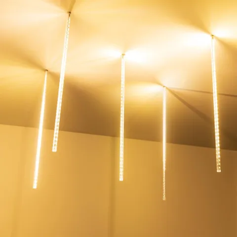 Светодиодная гирлянда Ardecoled ARD-ICEFALL-CLASSIC-D12-500-5PCS-CLEAR-72LED-LIVE WARM (230V, 6W)