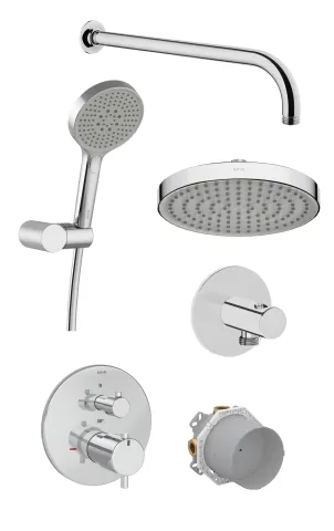Комплект смесителей VitrA AquaHeat, хром