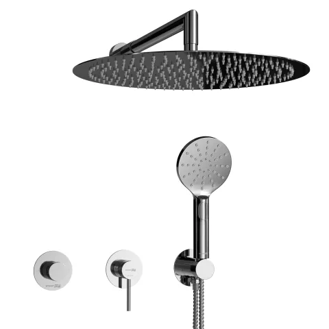 Встраиваемый комплект для душа с верхней насадкой и л WasserKRAFT Muritz 9851.98DVR2.019.117.444.010.127