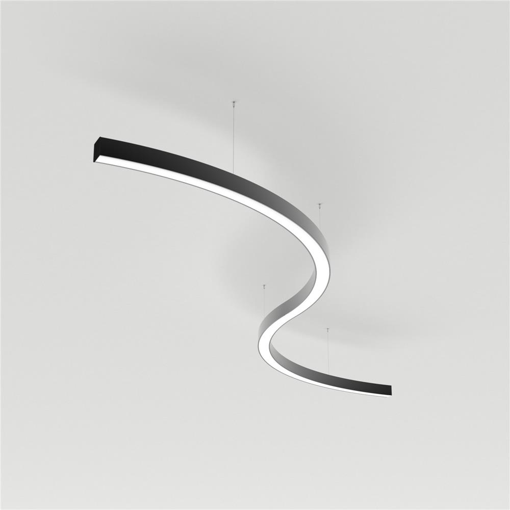 Светильник Arlight SP-LINE-HANG ARC-S3535-D1500-124W Day4000 (BLACK, 230V)