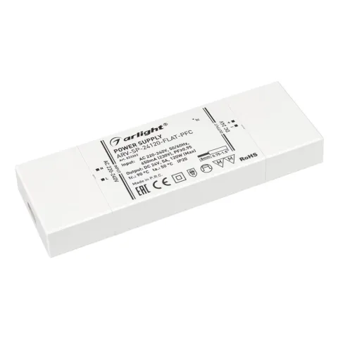 Блок питания Arlight ARV-SP-24120-FLAT-PFC (24V, 5A, 120W)