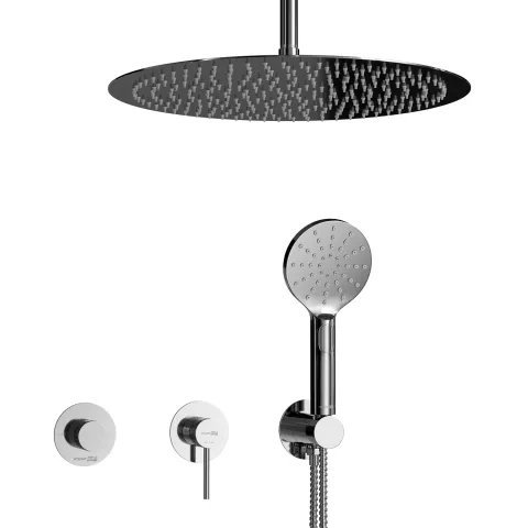 Встраиваемый комплект для душа с верхней насадкой и л WasserKRAFT Muritz 9851.98DVR2.068.117.444.010.127