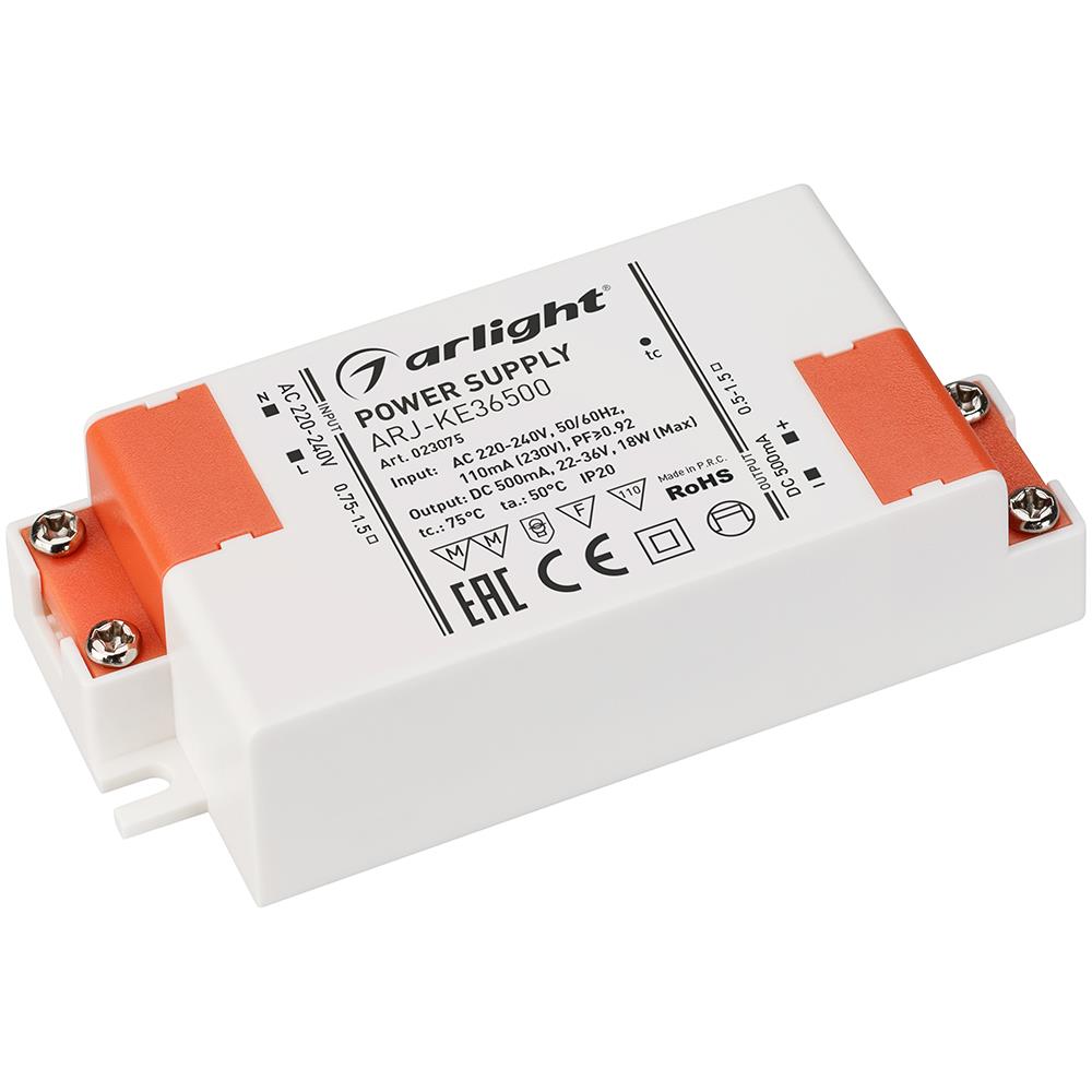 Блок питания Arlight ARJ-KE36500 (18W, 500mA, PFC)