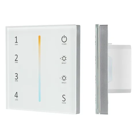 Панель Arlight Sens SMART-P38-MIX White (230V, 4 зоны, 2.4G)