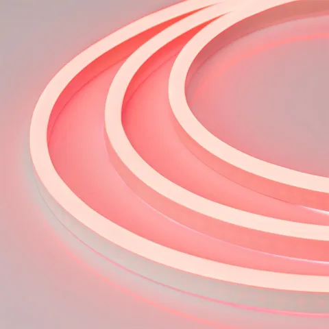 Гибкий неон Arlight ARL-CF2835-Mini-24V Red (16x8mm)
