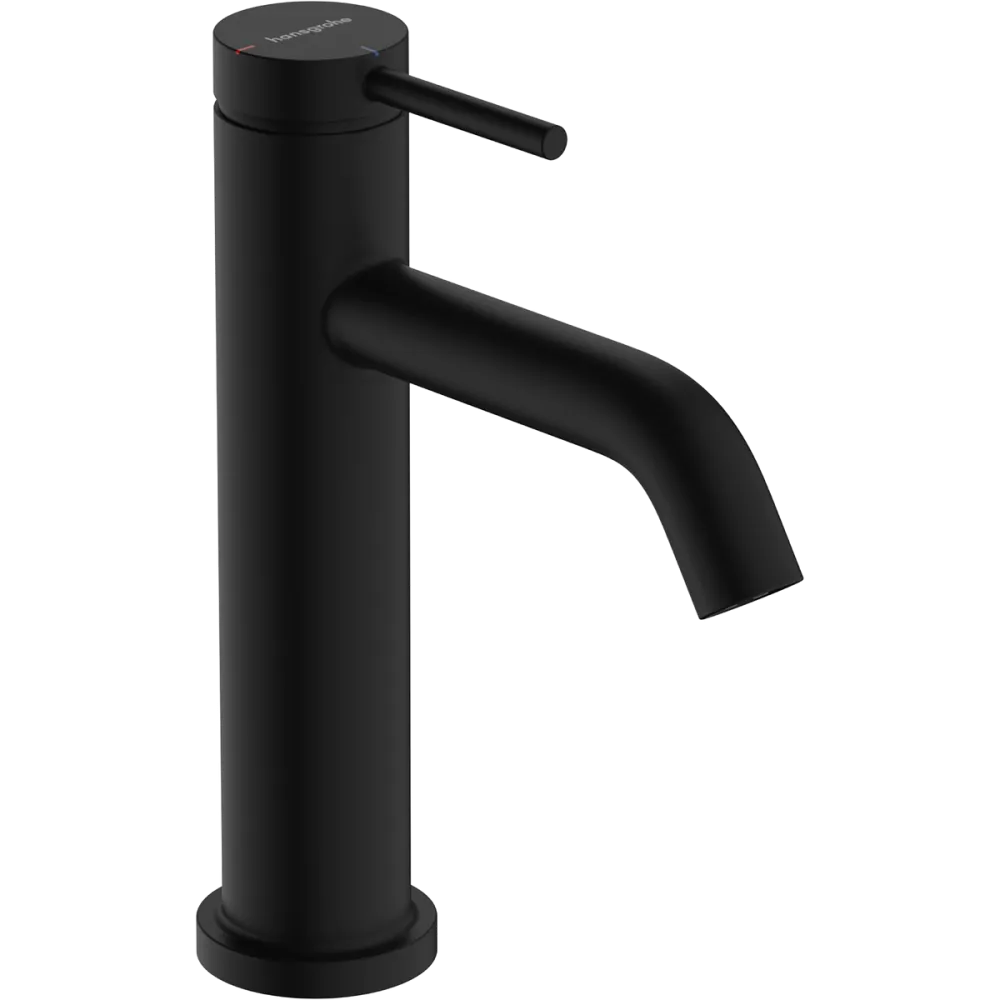 Смеситель для раковины Hansgrohe Tecturis S 110 CoolStart, EcoSmart+, чёрный матовый