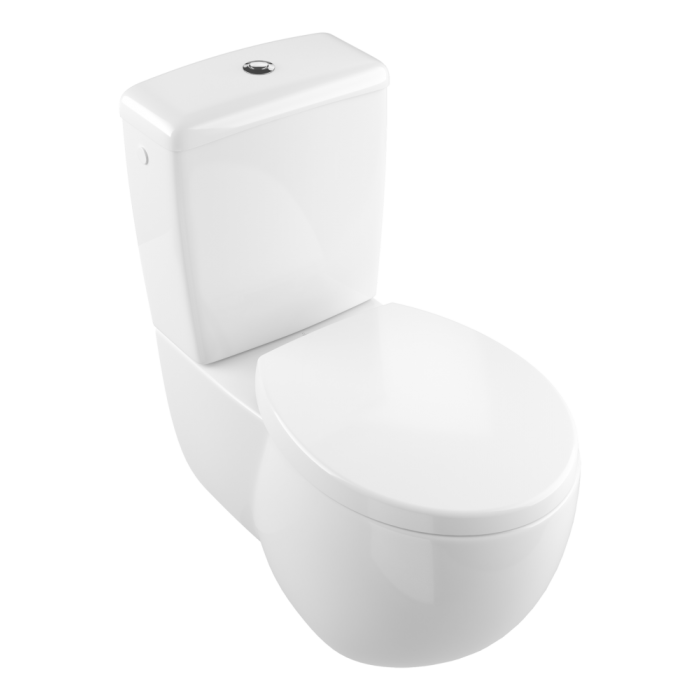 Чаша для унитаза-компакта Villeroy & Boch Aveo, Star White CeramicPlus